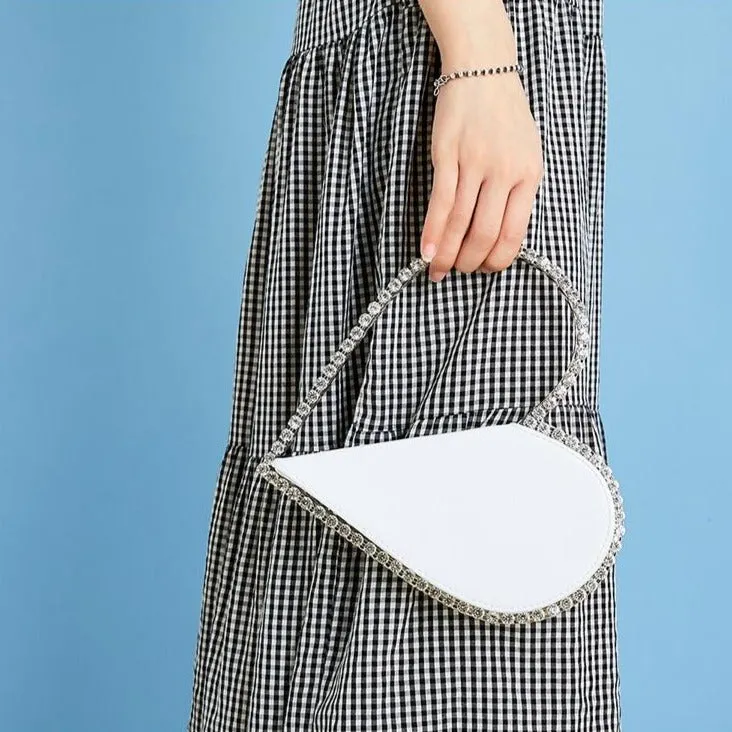 Diamond Heart Evening Clutch Bags - 4 Colors