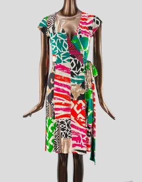 Diane von Furstenberg Wrap Dress Knee-Length - 2 US
