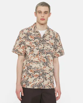 Dickies Saltville Short Sleeve Shirt - Red Camouflage