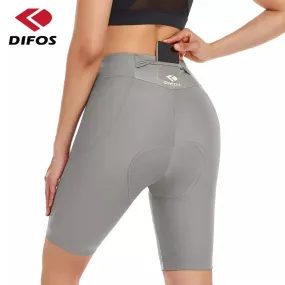 DIFOS Cycling Shorts Women Summer Coolmax 3D Padded MTB Bicycle Shorts Breathable Anti-pilling Road Riding Tights Reflective