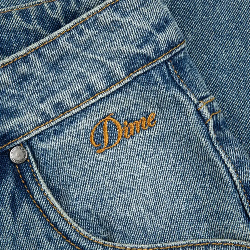 Dime MTL Classic Relaxed Denim Pants - Sandblasted Indigo