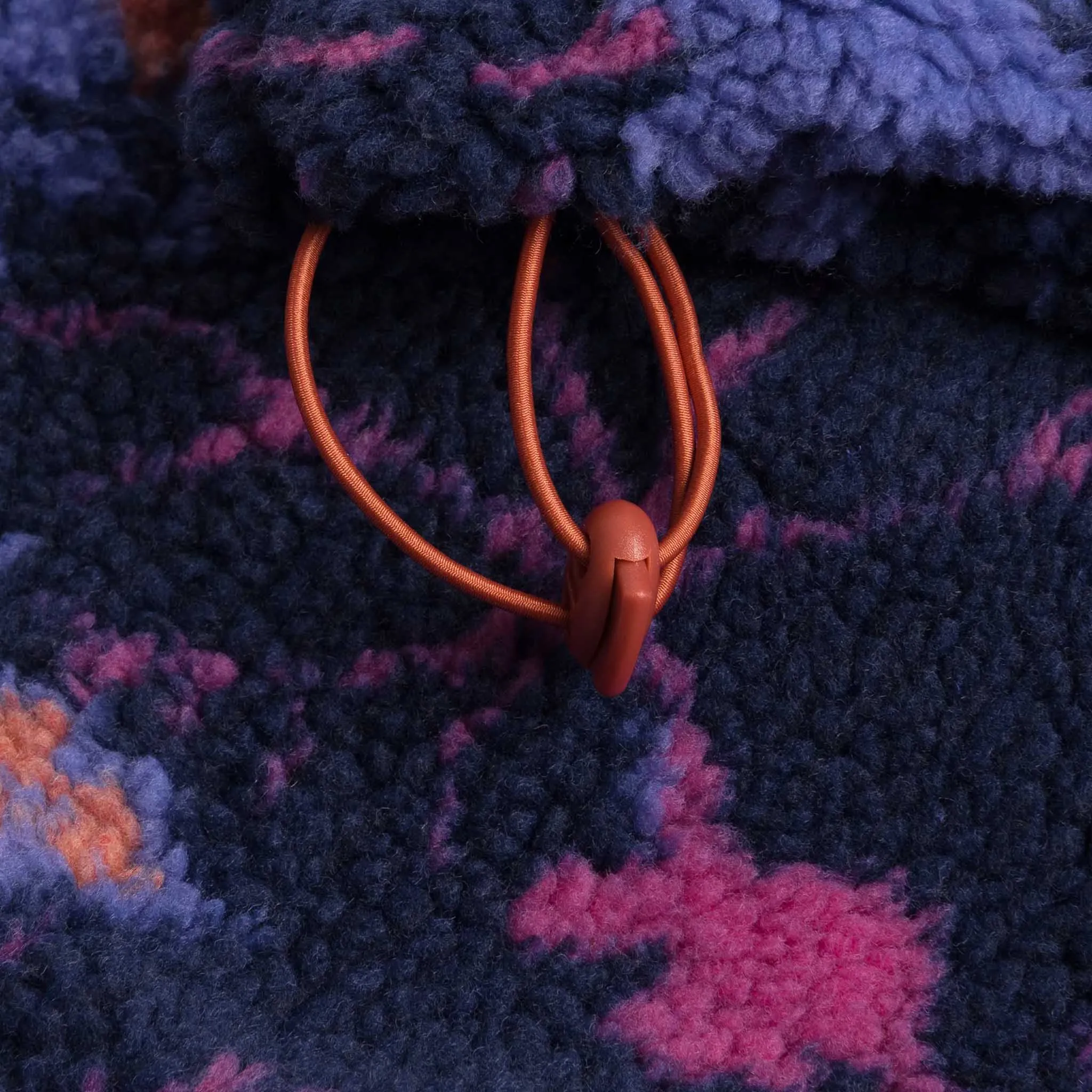 Dime MTL - Sherpa Canadian Zip Fleece - Coral