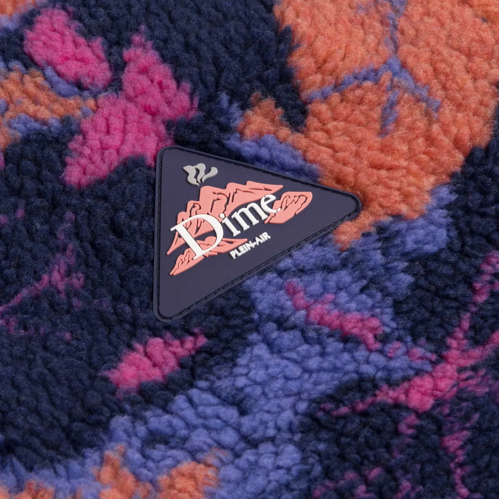 Dime MTL - Sherpa Canadian Zip Fleece - Coral