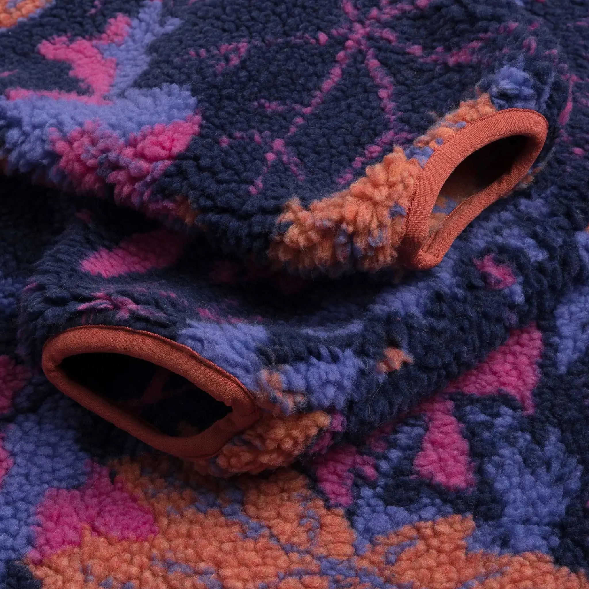 Dime MTL - Sherpa Canadian Zip Fleece - Coral