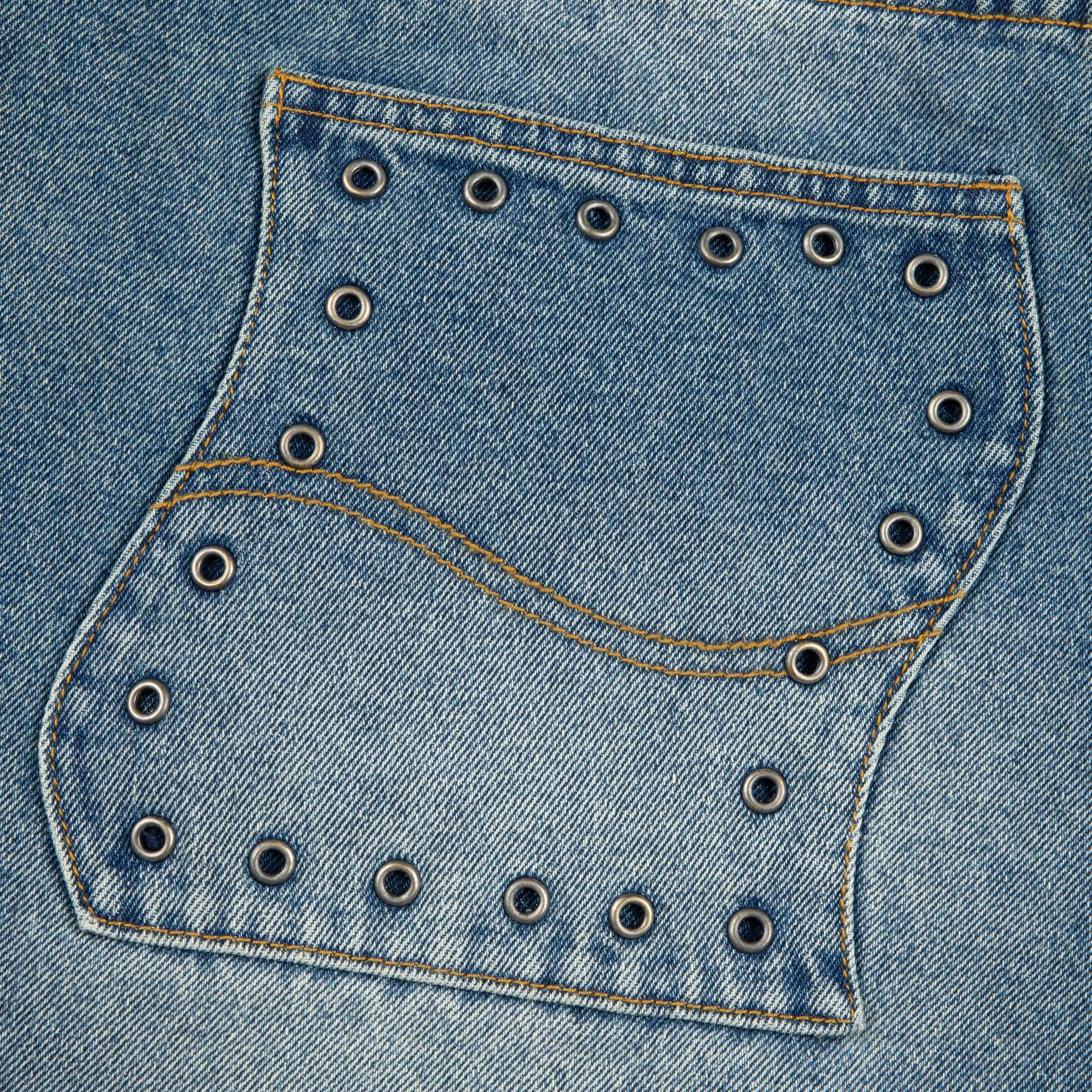 Dime Relaxed Denim Pants Sandblasted Indigo