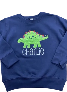 Dinosaur/Name Children’s Sweatshirt