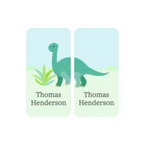 Dinosaurs Shoe Labels