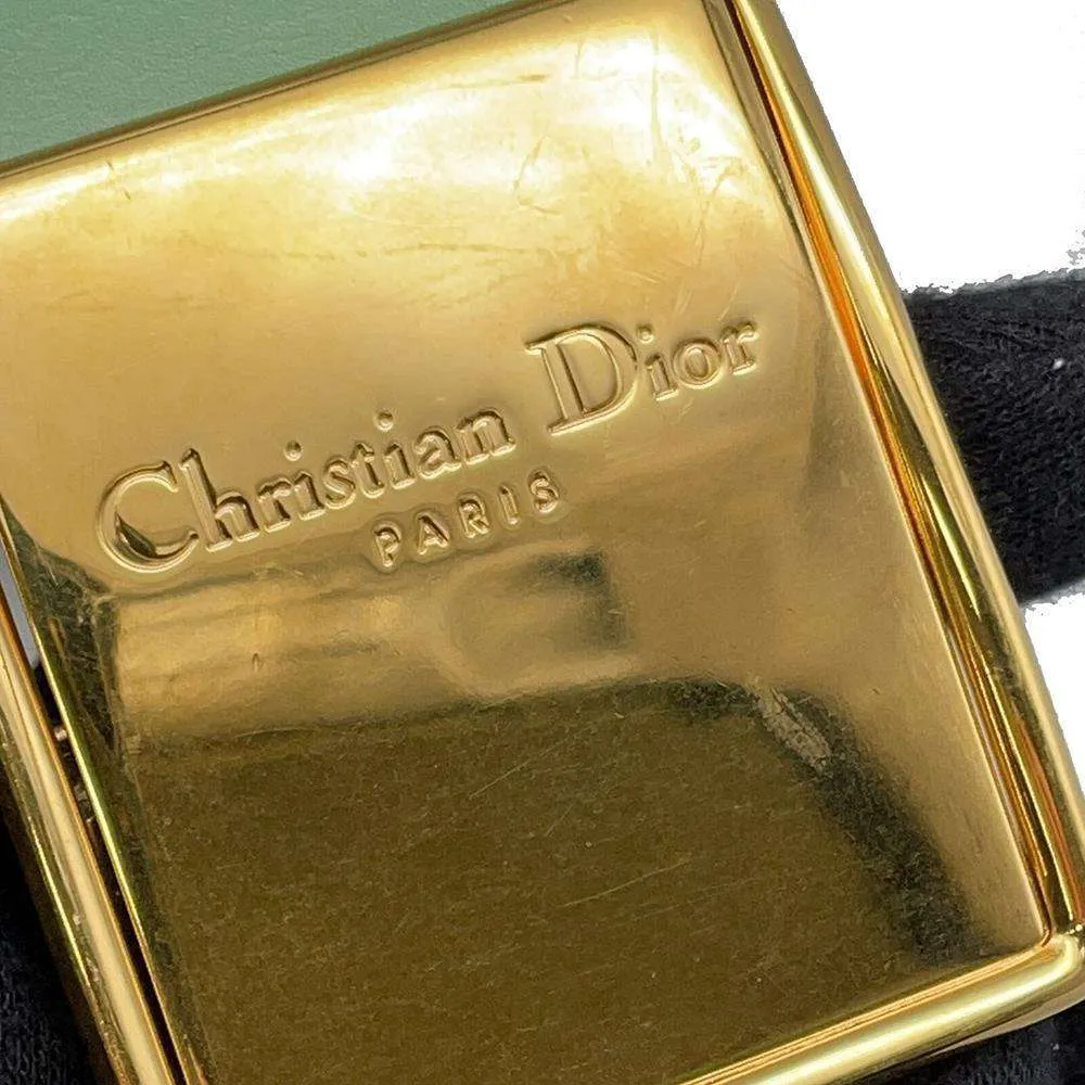Dior 30Montaigne Shoulder Bag Green Leather