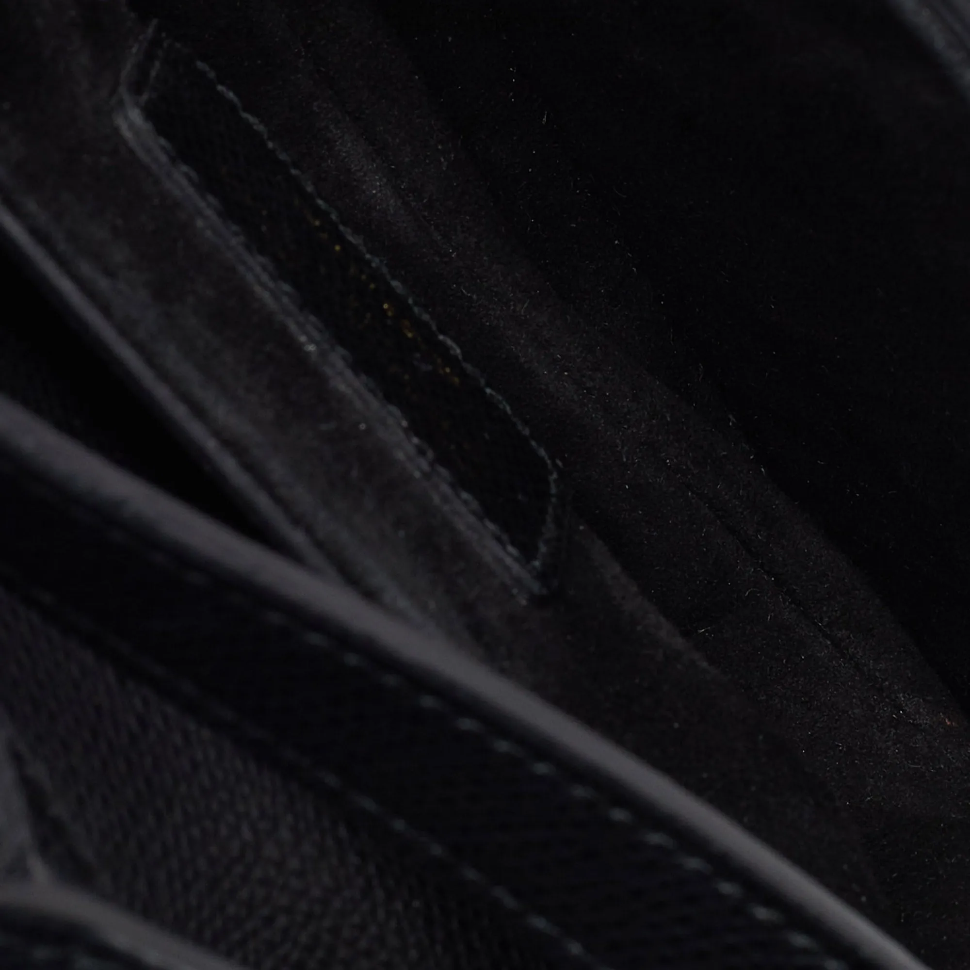 DIOR Black Leather Mini Saddle Bag