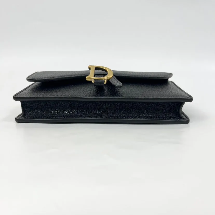 Dior Black Saddle Belt Bum Bag 17x10x3cm