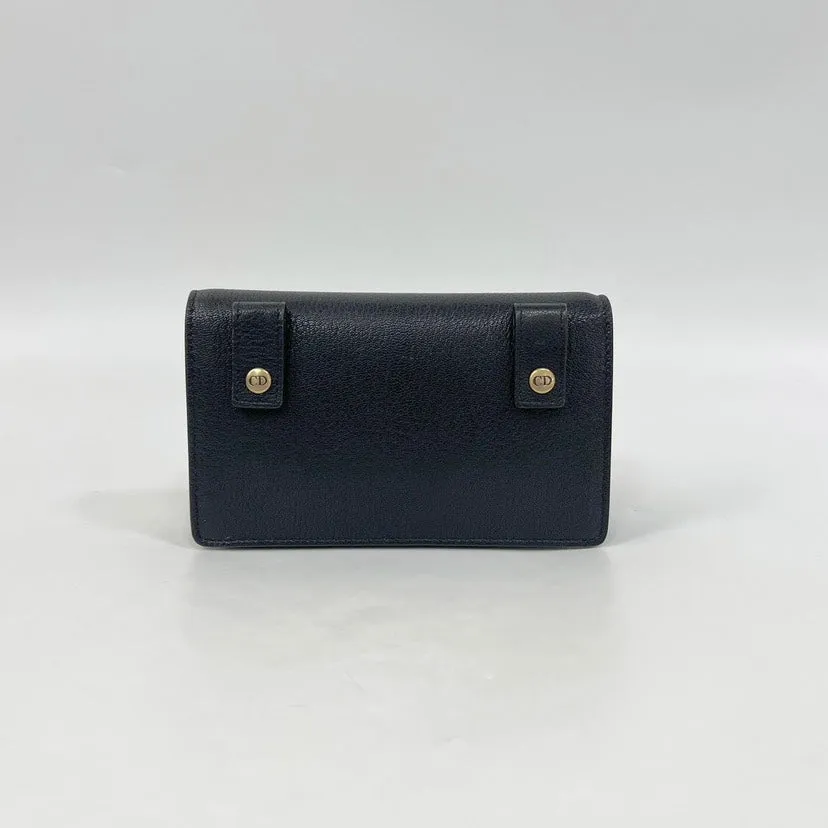 Dior Black Saddle Belt Bum Bag 17x10x3cm