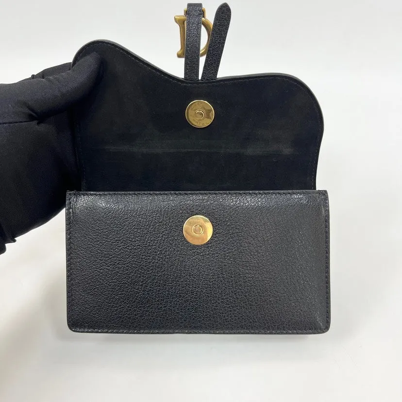 Dior Black Saddle Belt Bum Bag 17x10x3cm