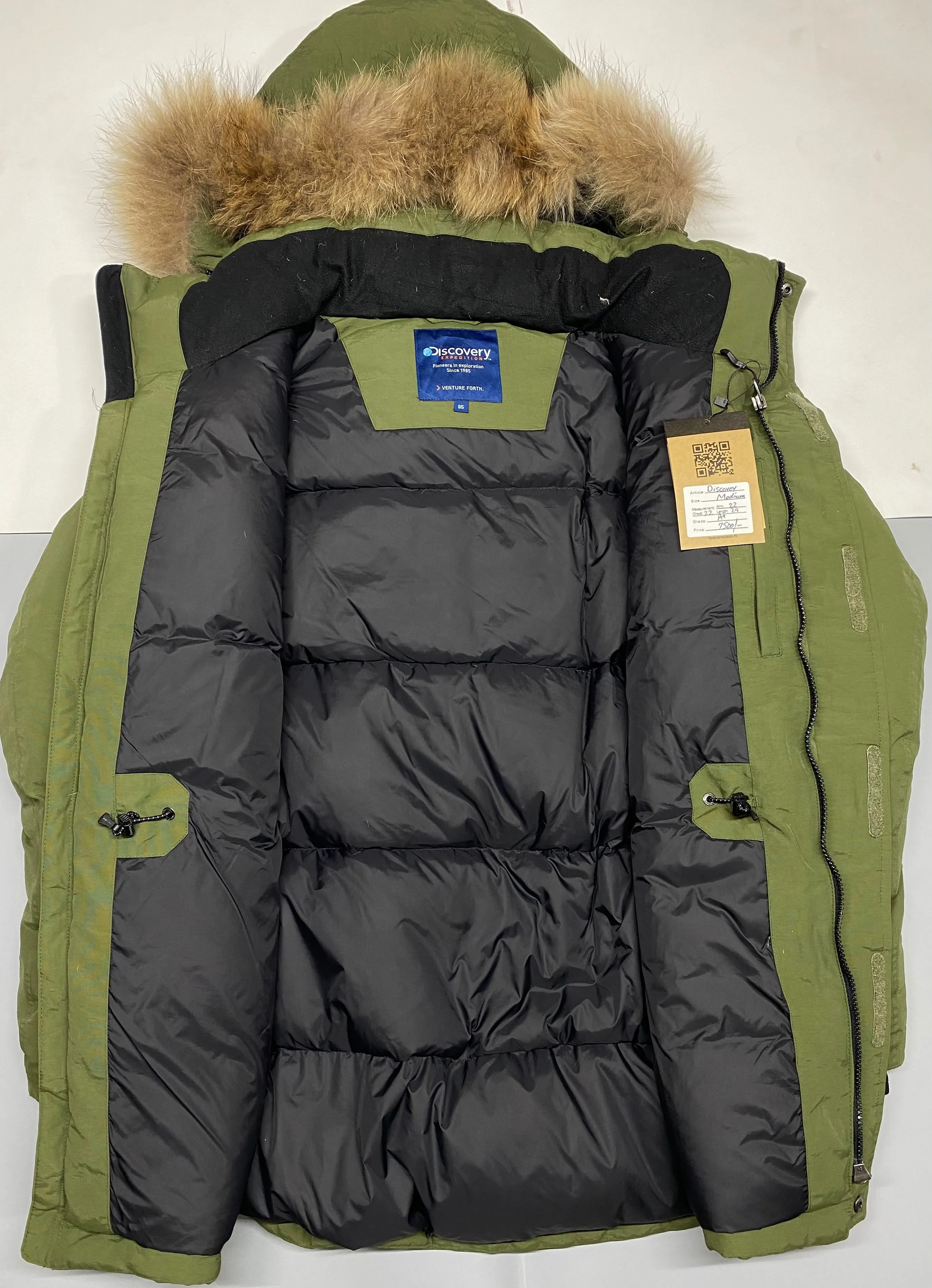 Discovery Men Winter Jacket Thicken Coat Parkas Hooded