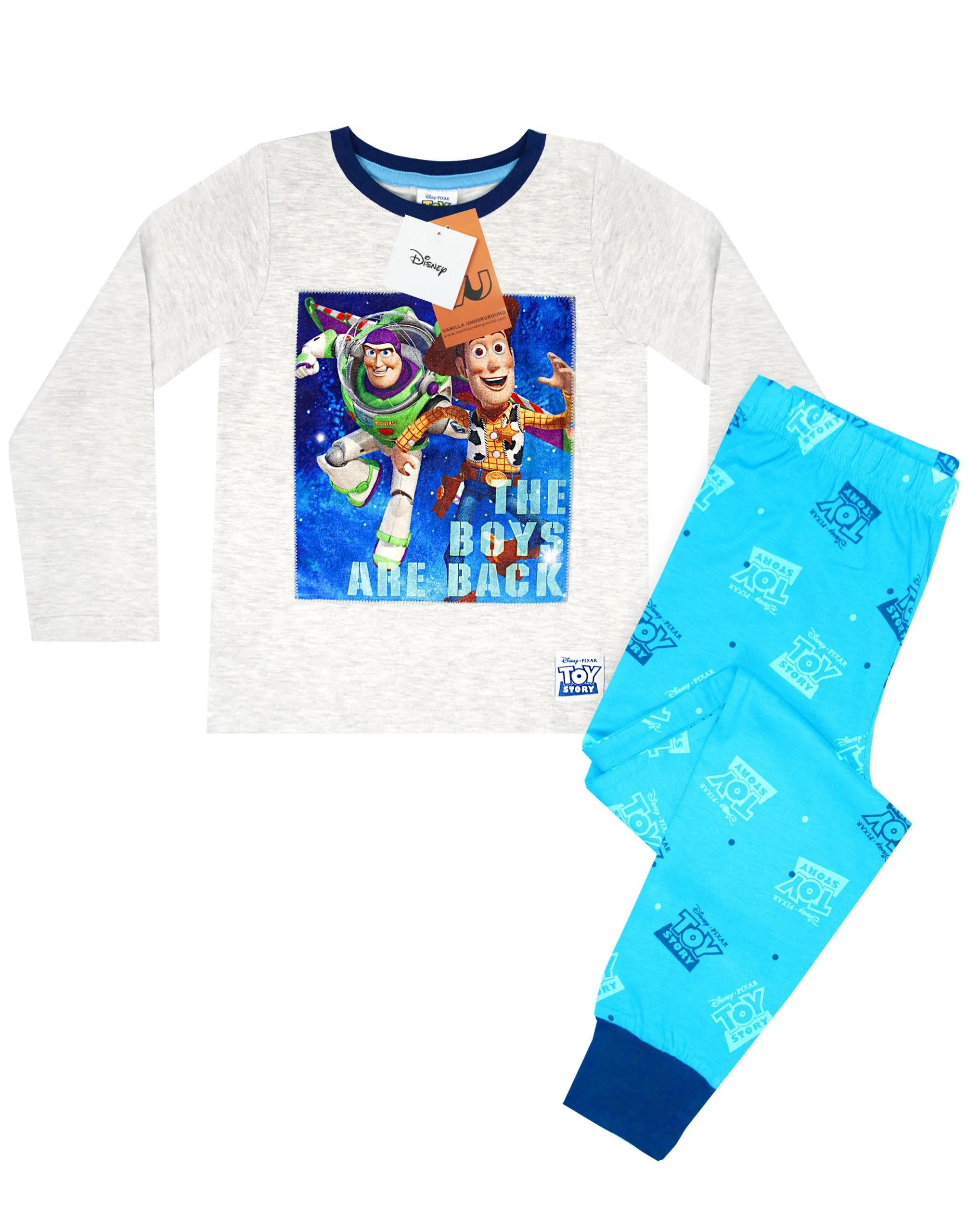 Disney Pixar Toy Story 4 The Boy's Are Back Woody And Buzz Boy's Pyjamas