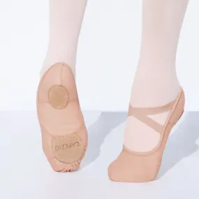 Diverse Skin Tones or Black | Capezio Hanami Canvas | Split Sole Ballet Shoes (2037W)