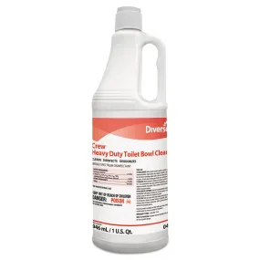 Diversey Crew Heavy Duty Toilet Bowl Cleaner, Minty, 32 Oz Squeeze Bottle, 12/Carton - DVO04560