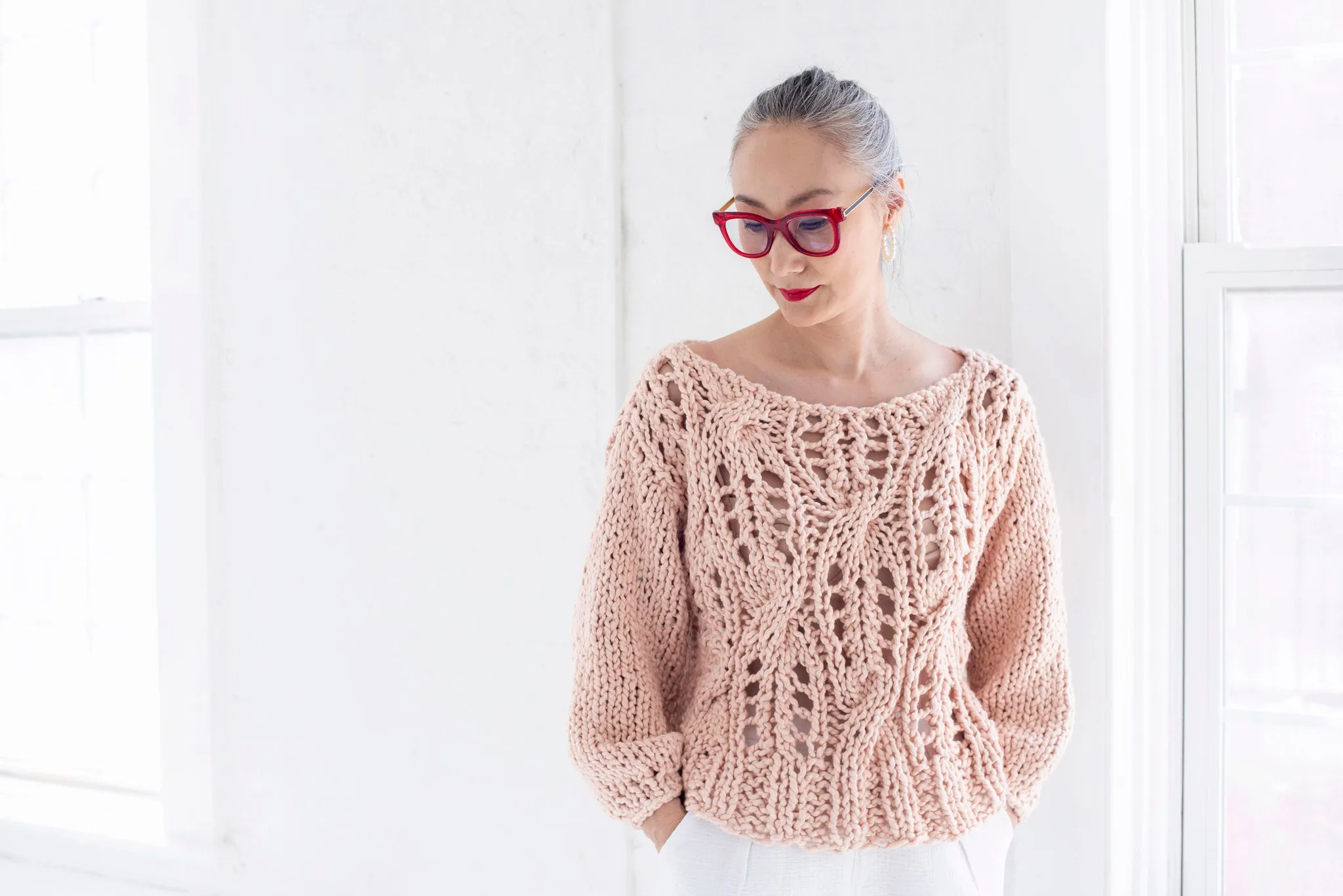 DIY Kit - Off the Shoulder Sweater - Big Cotton