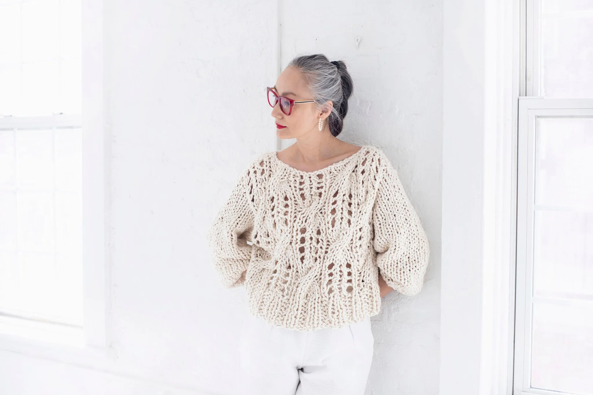 DIY Kit - Off the Shoulder Sweater - Big Cotton