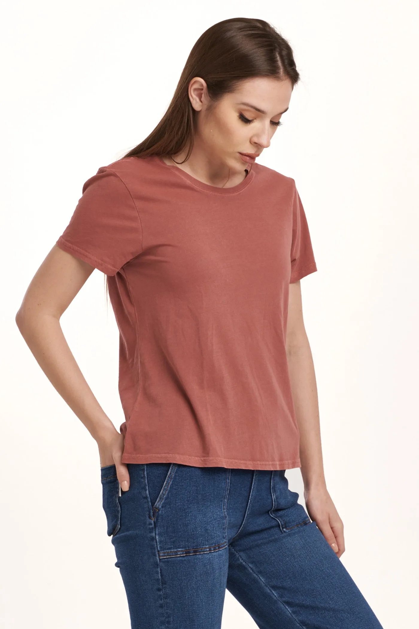 DJ Unity Super Soft Tee- Rust
