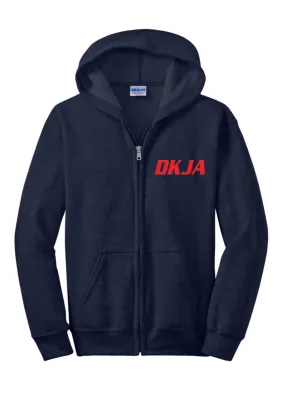 DKJA Unisex Zip Up Hoodie
