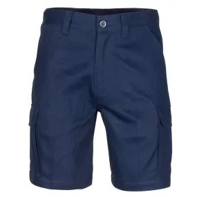 Dnc Workwear Middle Weight Cotton Double Slant Cargo Shorts - With Shorter Leg Length - 3358