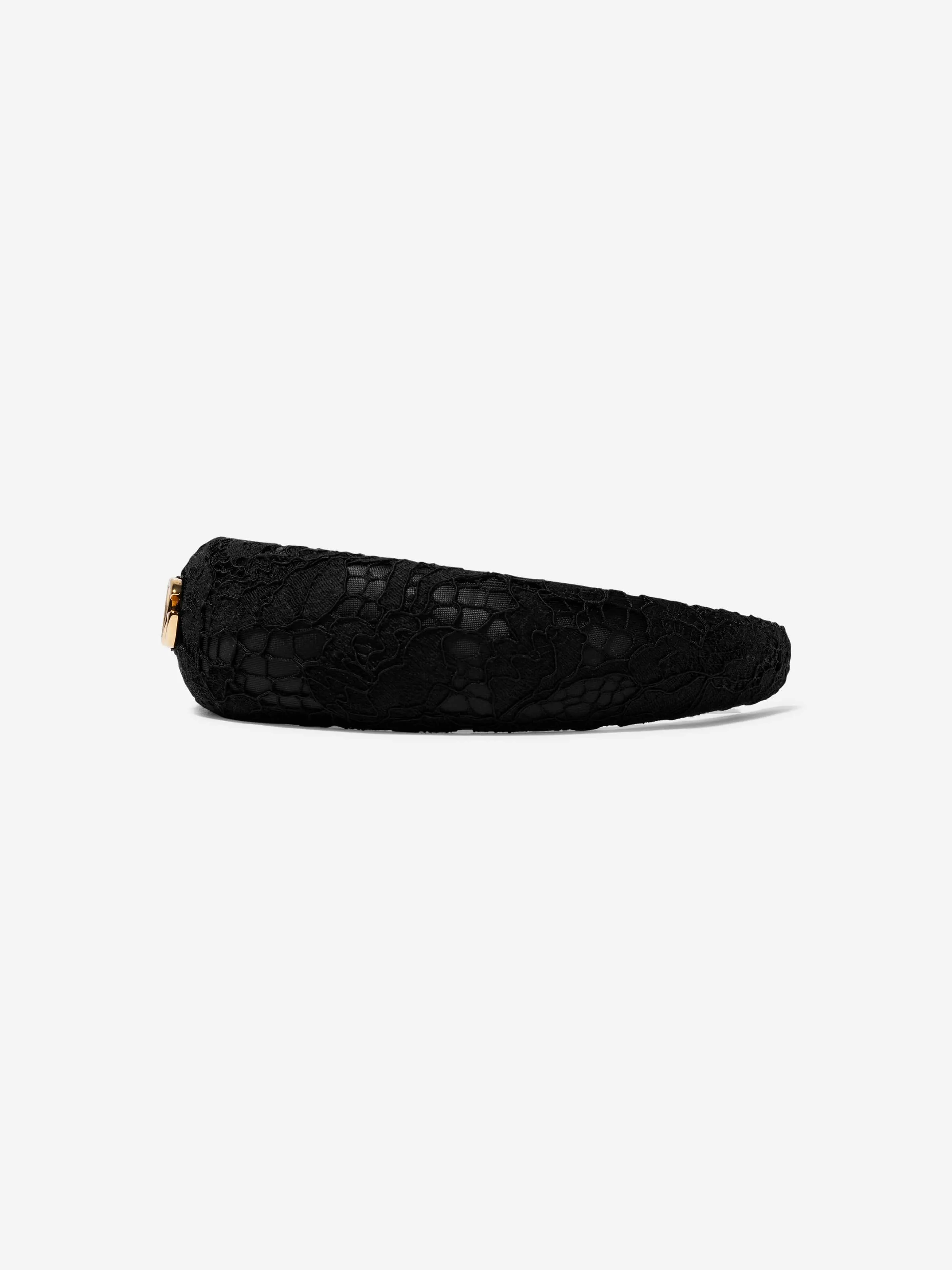 Dolce & Gabbana Girls Branded Headband in Black