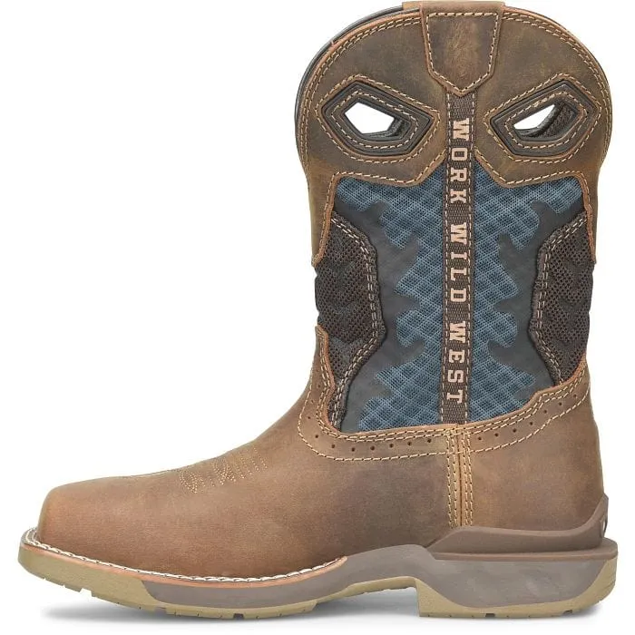 Double H Women's Phantom Rider Watcher Blue Waterproof Composite Toe Work Boots DH5392