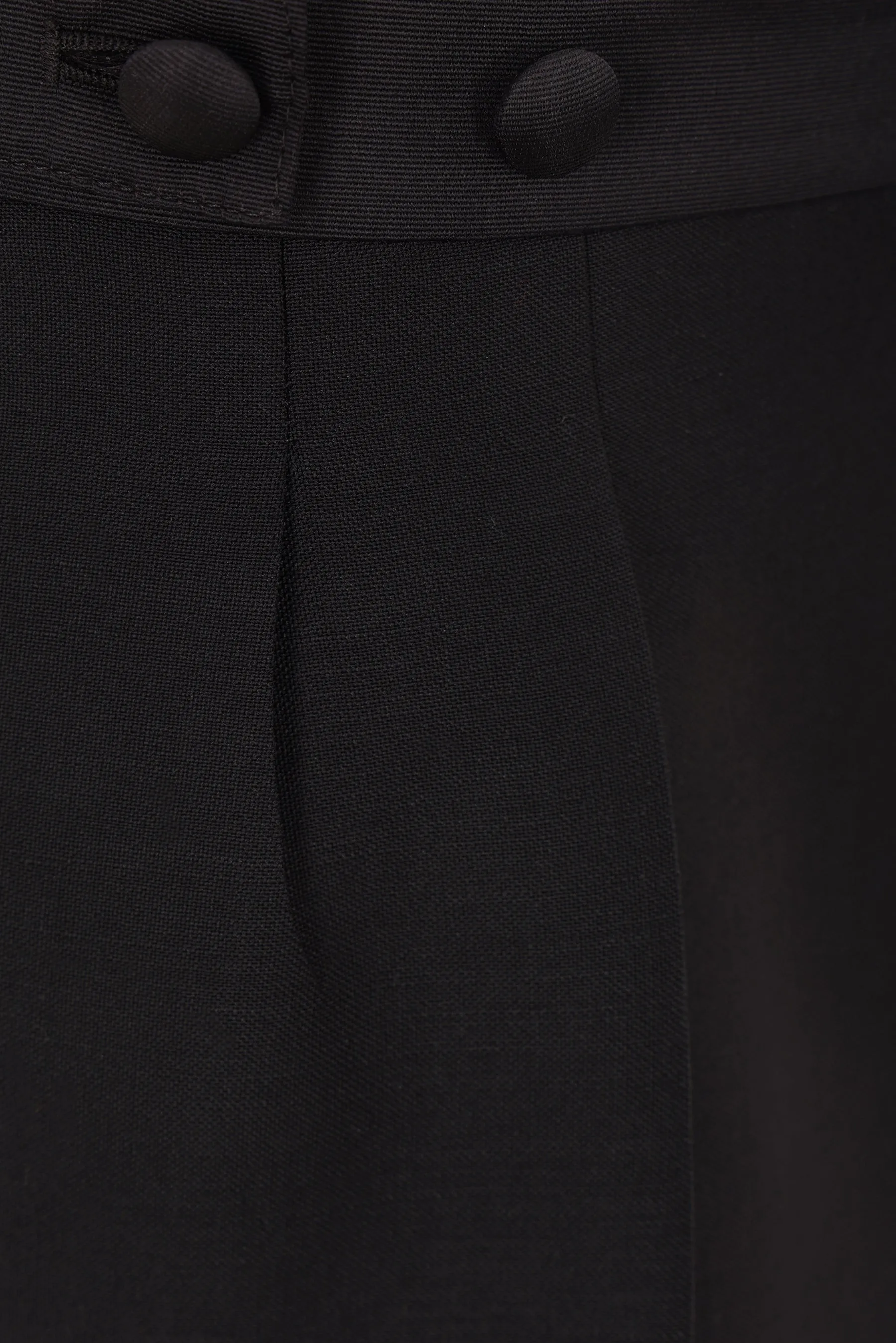 Double Pleated Mohair Wool Trousers