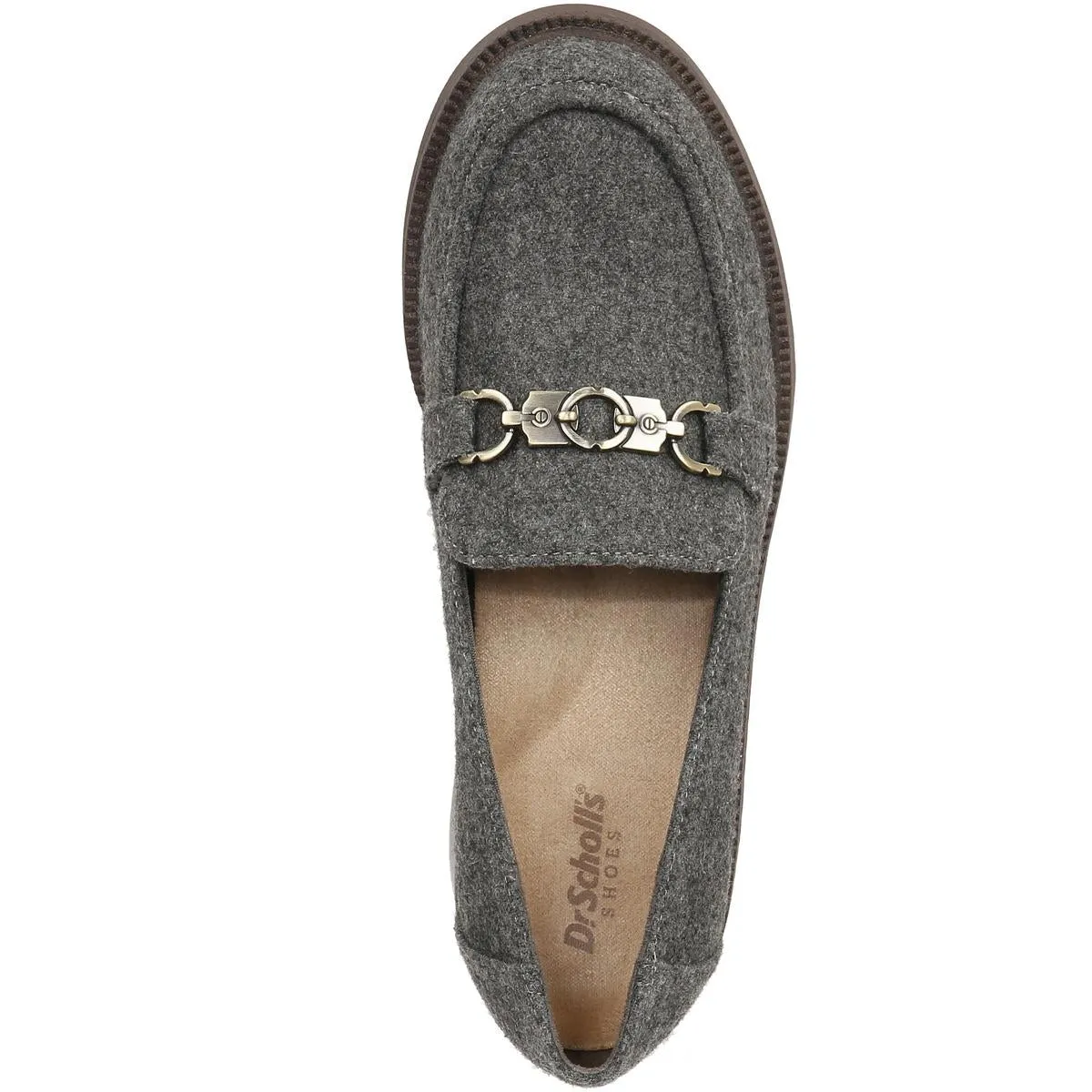 Dr. Scholl's Shoes Womens Rate Up Bit Faux Leather Slip-On Loafers