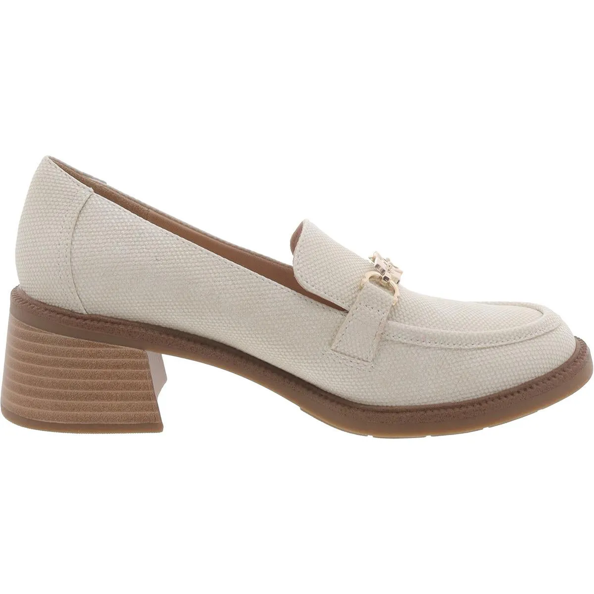 Dr. Scholl's Shoes Womens Rate Up Bit Faux Leather Slip-On Loafers