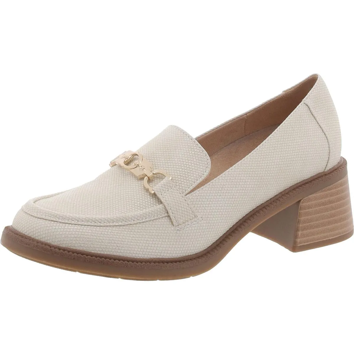 Dr. Scholl's Shoes Womens Rate Up Bit Faux Leather Slip-On Loafers