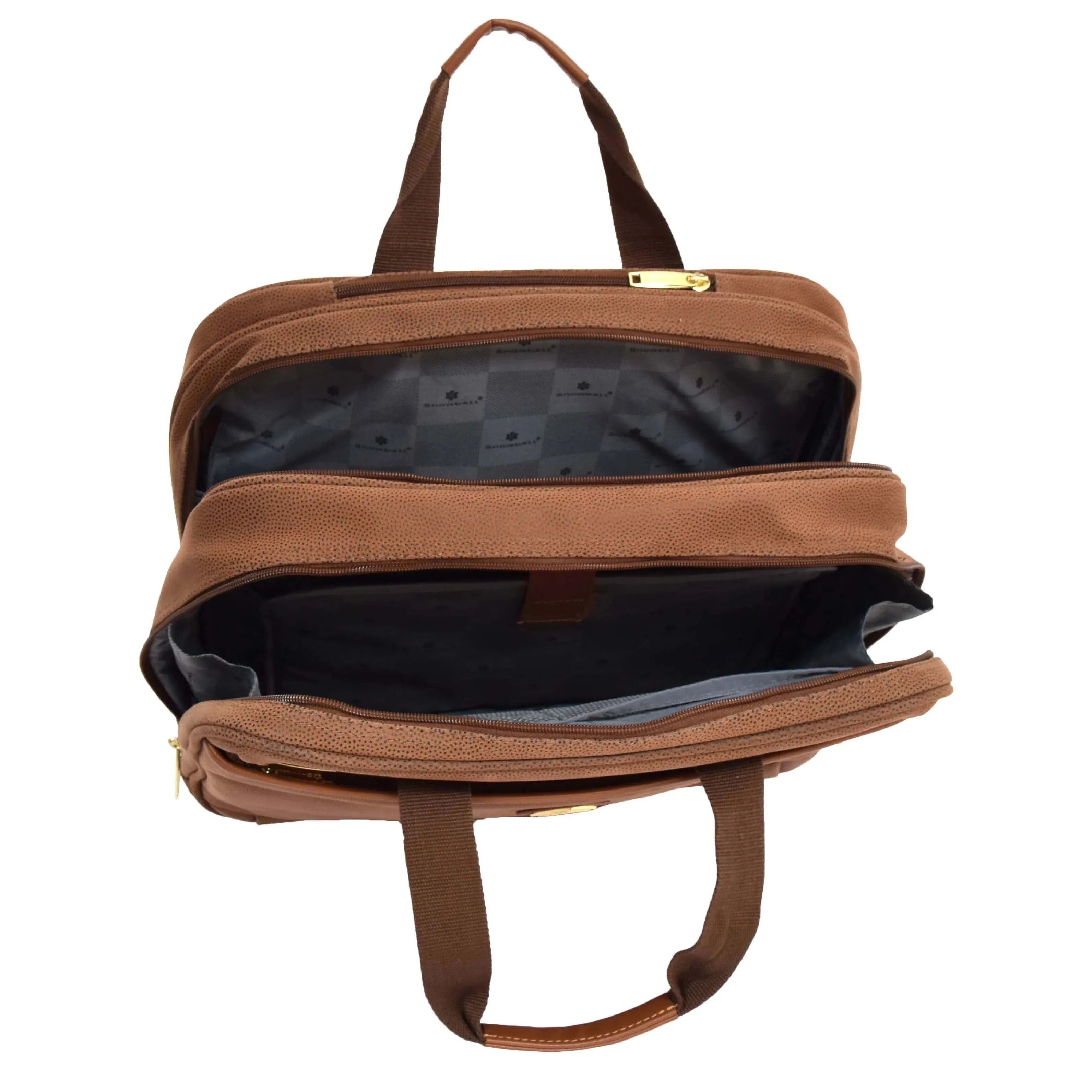 DR517 Wheeled Faux Suede Pilot Case Tan