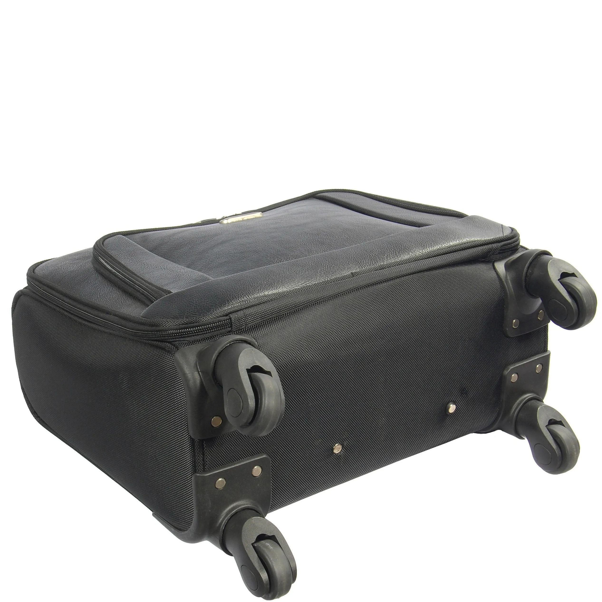 DR642 Four Wheels Cabin Size Travel Pilot Case Black