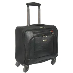 DR642 Four Wheels Cabin Size Travel Pilot Case Black