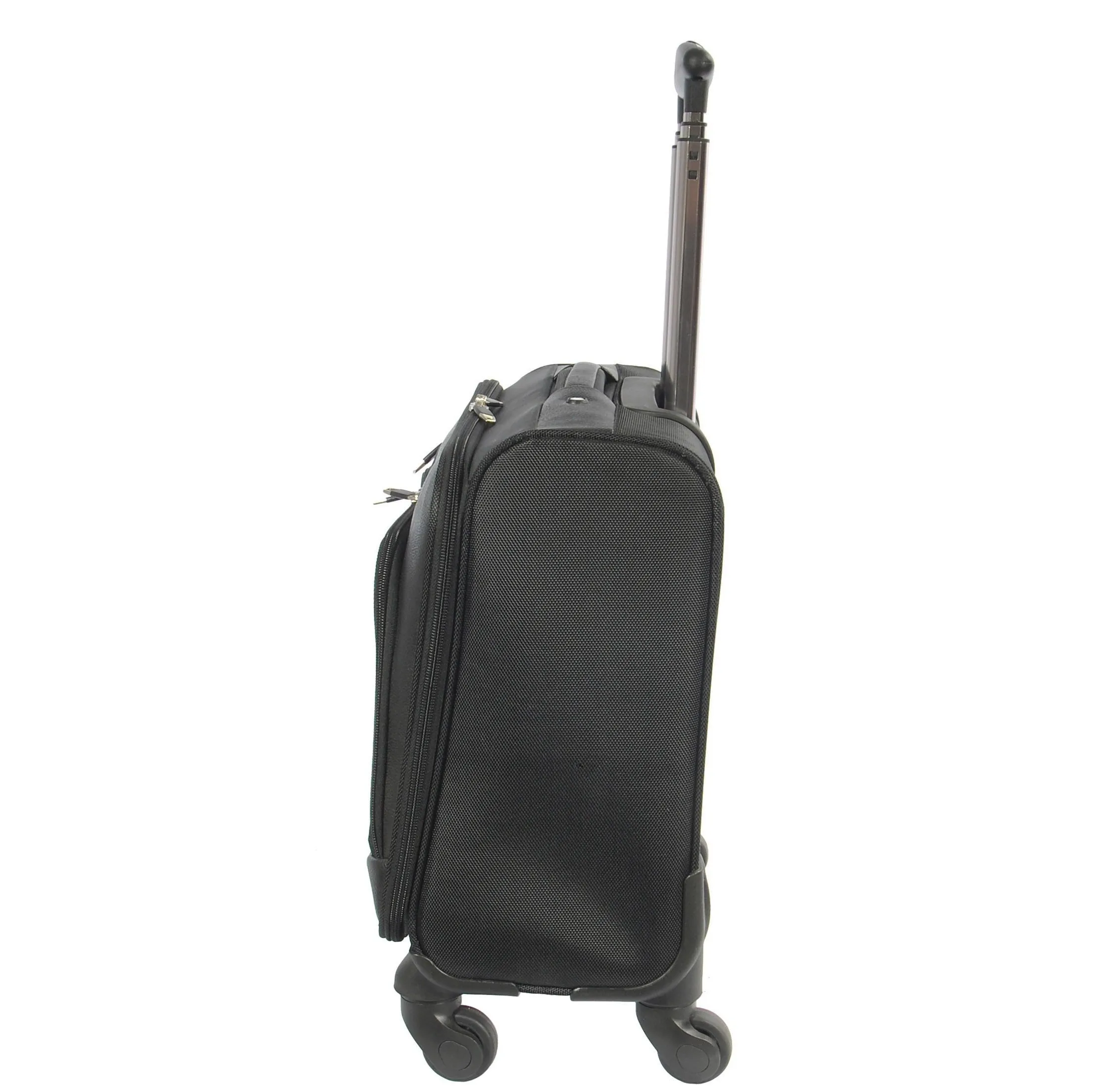 DR642 Four Wheels Cabin Size Travel Pilot Case Black
