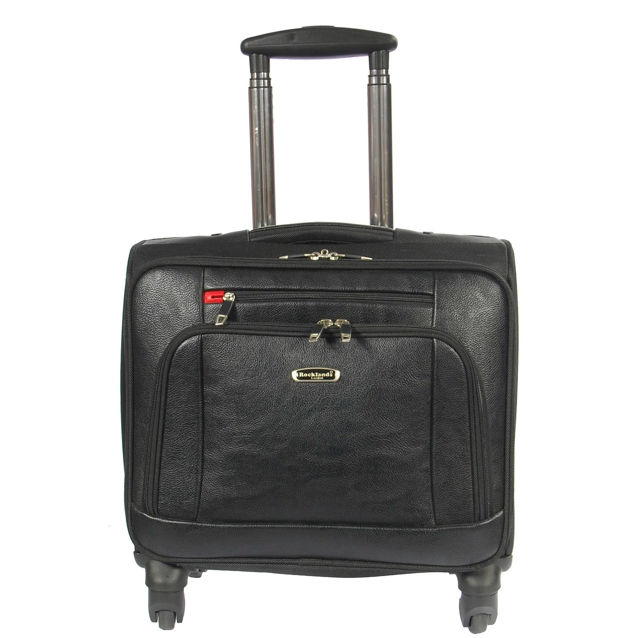 DR642 Four Wheels Cabin Size Travel Pilot Case Black