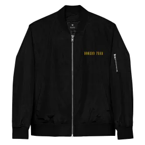 Dragon Foxx™ Black Premium Recycled Bomber Jacket