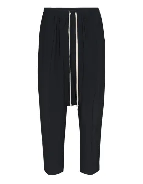 Drawstring Cropped Cady Crepe Pants