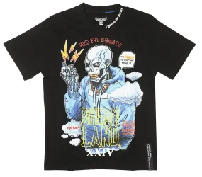 DREAMLAND SKELETON T-SHIRT BLACK - D2302C0791