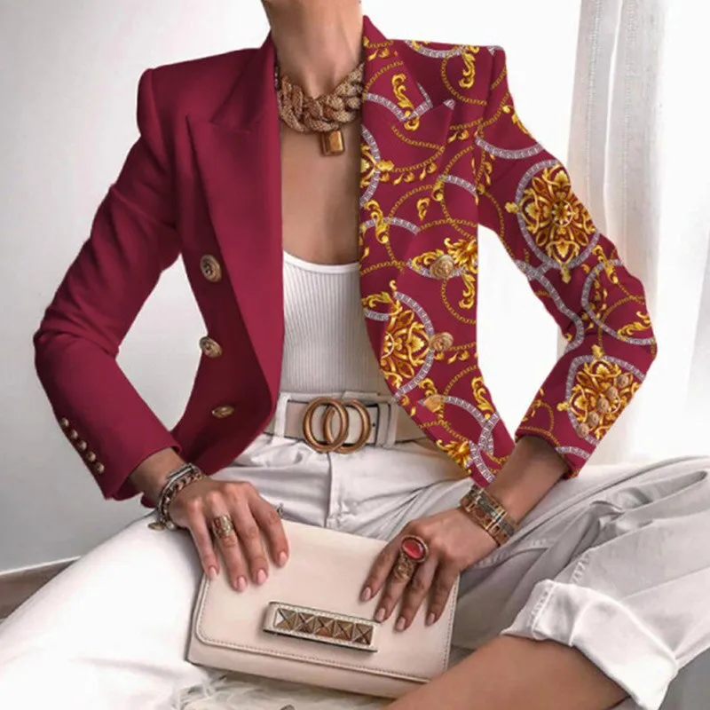DressBetty - Plus Size Elegant Butterfly Blazer