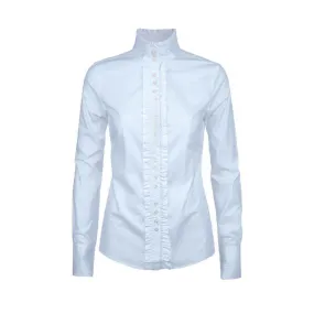 Dubarry Chamomile Ruffle Detail Shirt - Pale Blue