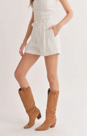 Belted Shorts