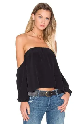 Dunn Blouse | Black | 100% Sandwashed Silk