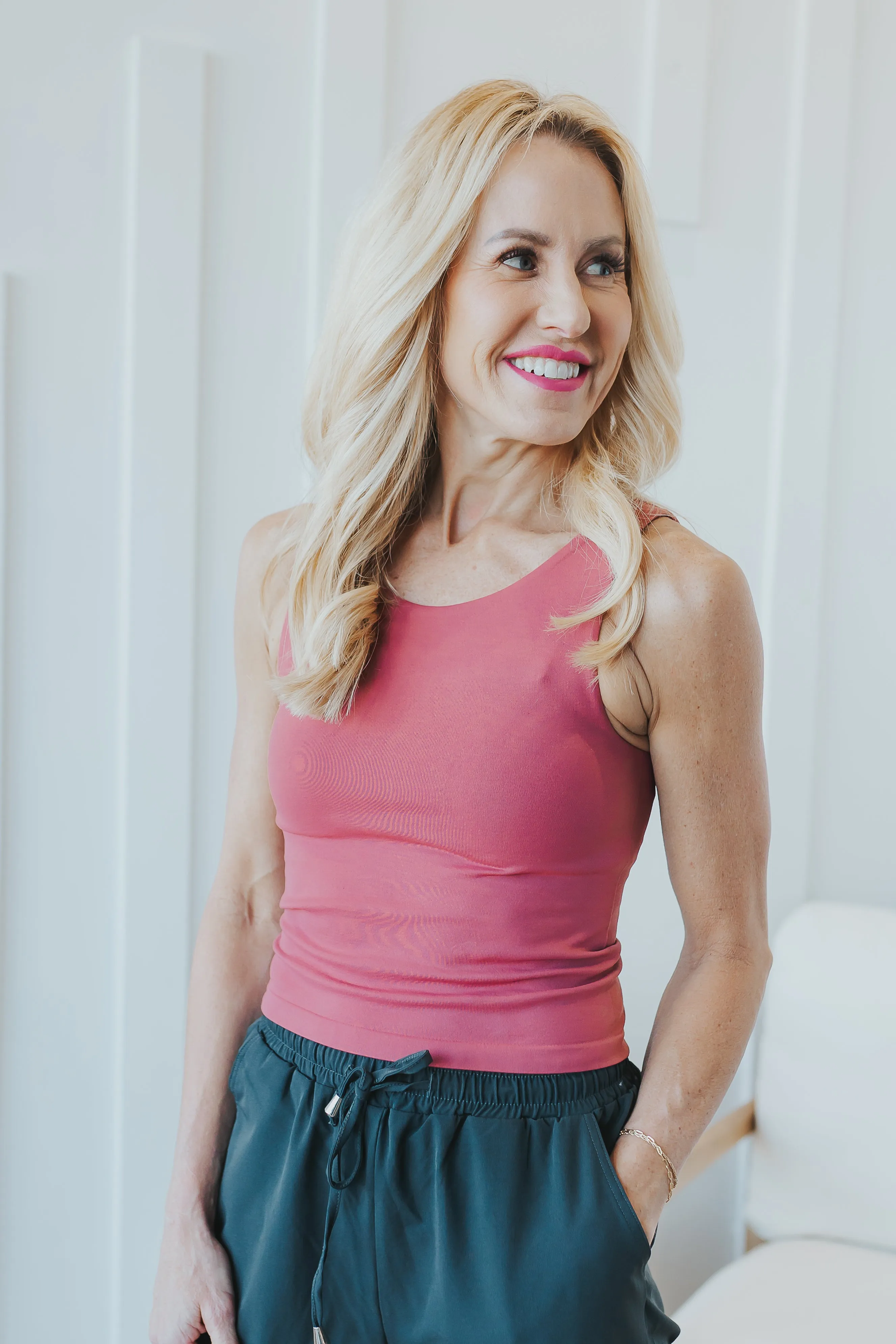 Dynamic Double Layer No Binding Tank Top - 4 Colors