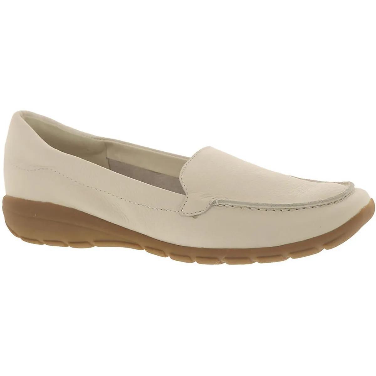 Easy Spirit Womens Abide 8 Leather Slip On Loafers