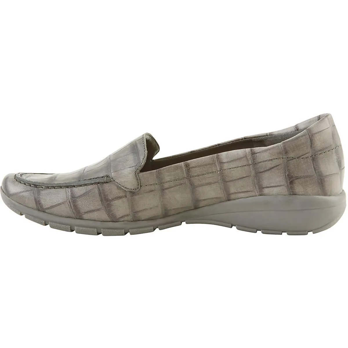 Easy Spirit Womens Abide 8 Leather Slip On Loafers