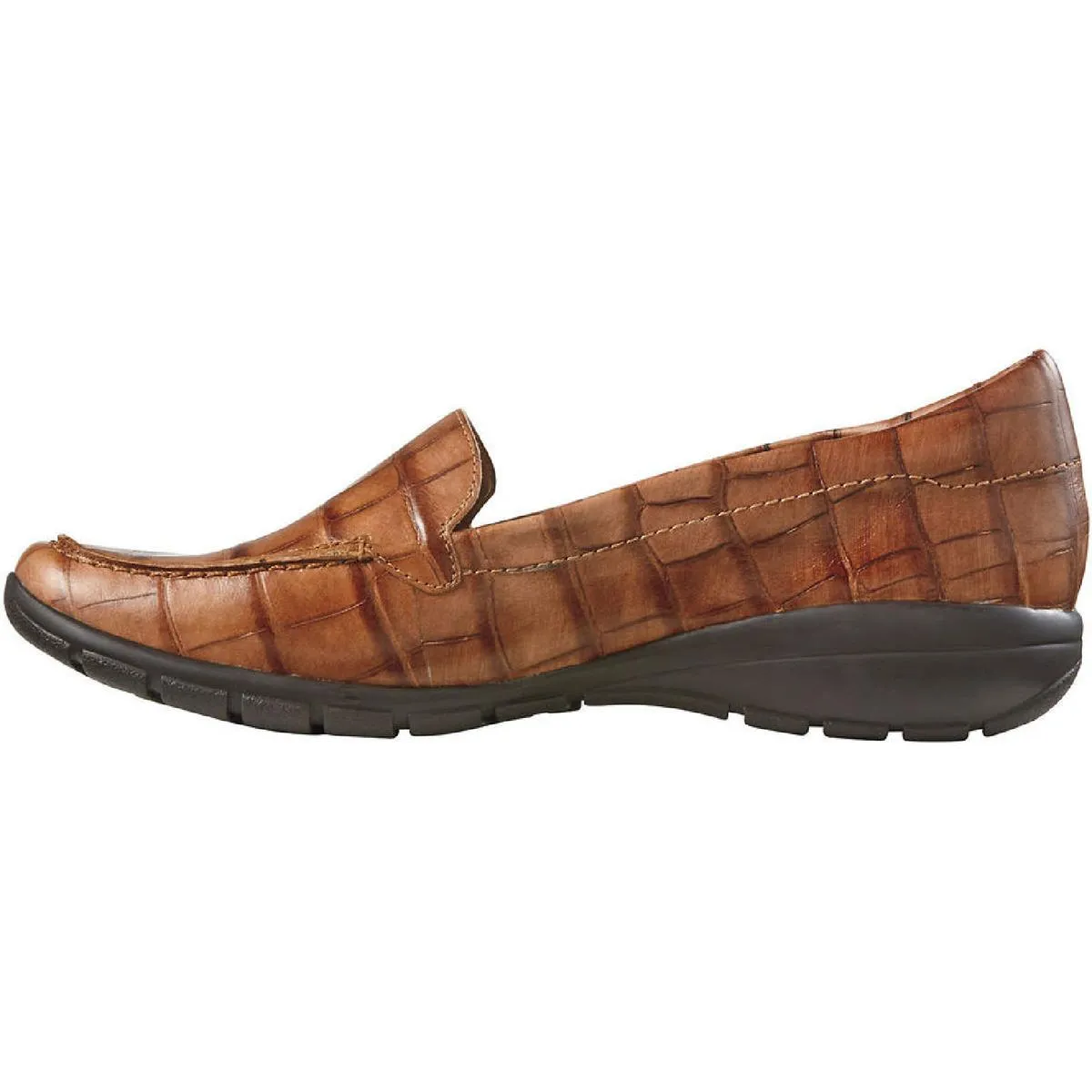 Easy Spirit Womens Abide 8 Leather Slip On Loafers
