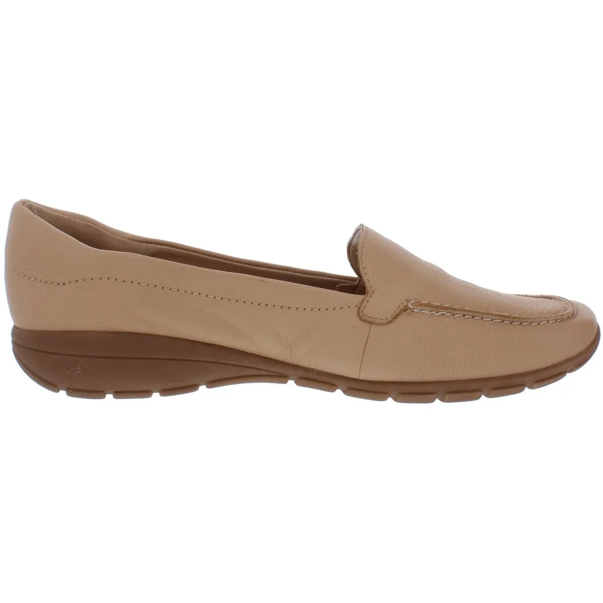 Easy Spirit Womens Abide 8 Leather Slip On Loafers