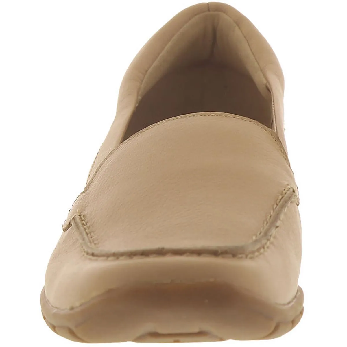 Easy Spirit Womens Abide 8 Leather Slip On Loafers