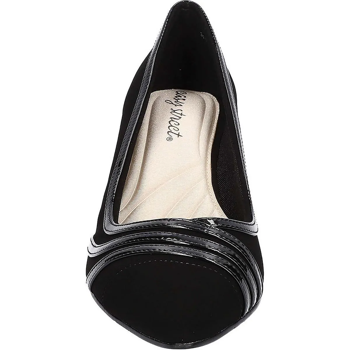 Easy Street Womens Pump Slip On Kitten Heels